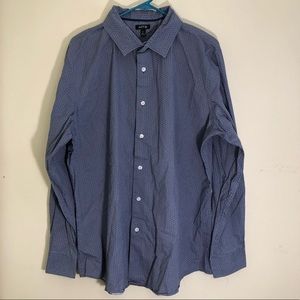 APT. 9 Men’s Button Up Blue Shirt Size XL